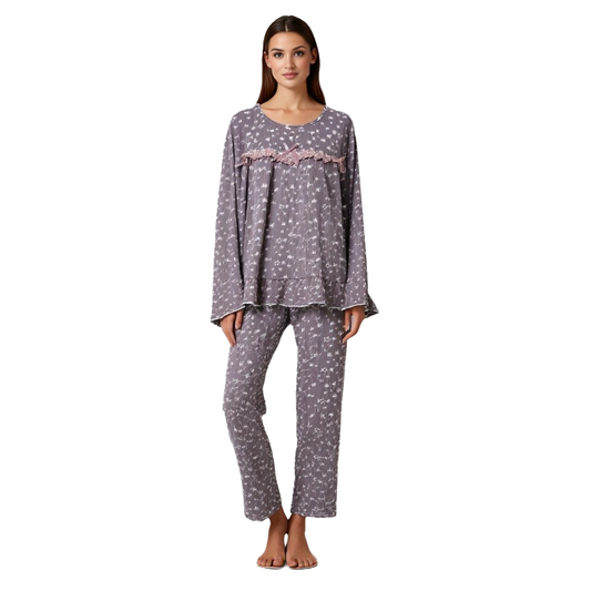 Women Sleepwear Long Shirt Fit Night Dress