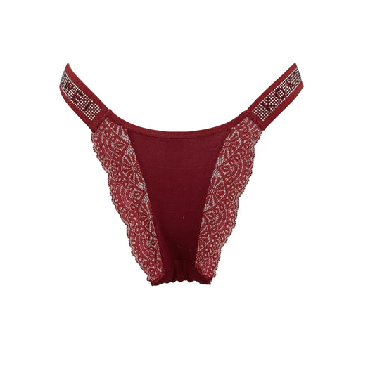 Victoria's Secret Strap Lace Thong Panty