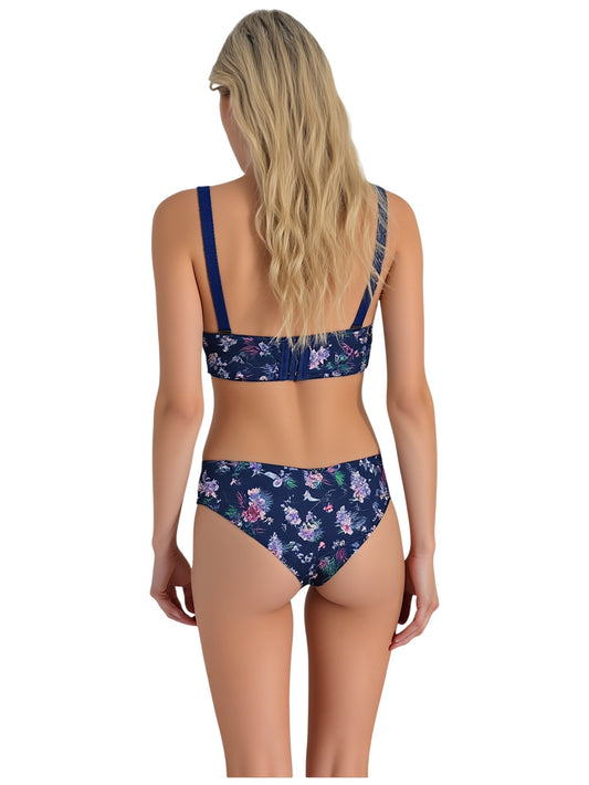 Women Floral Comfort Bra & Panty Set